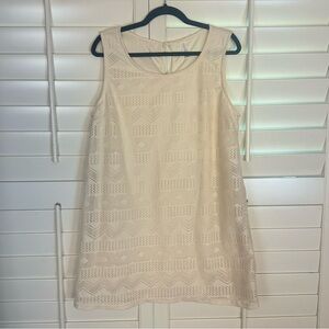 ✨5/15 Xhileration Ivory Eyelet Dress size XXL